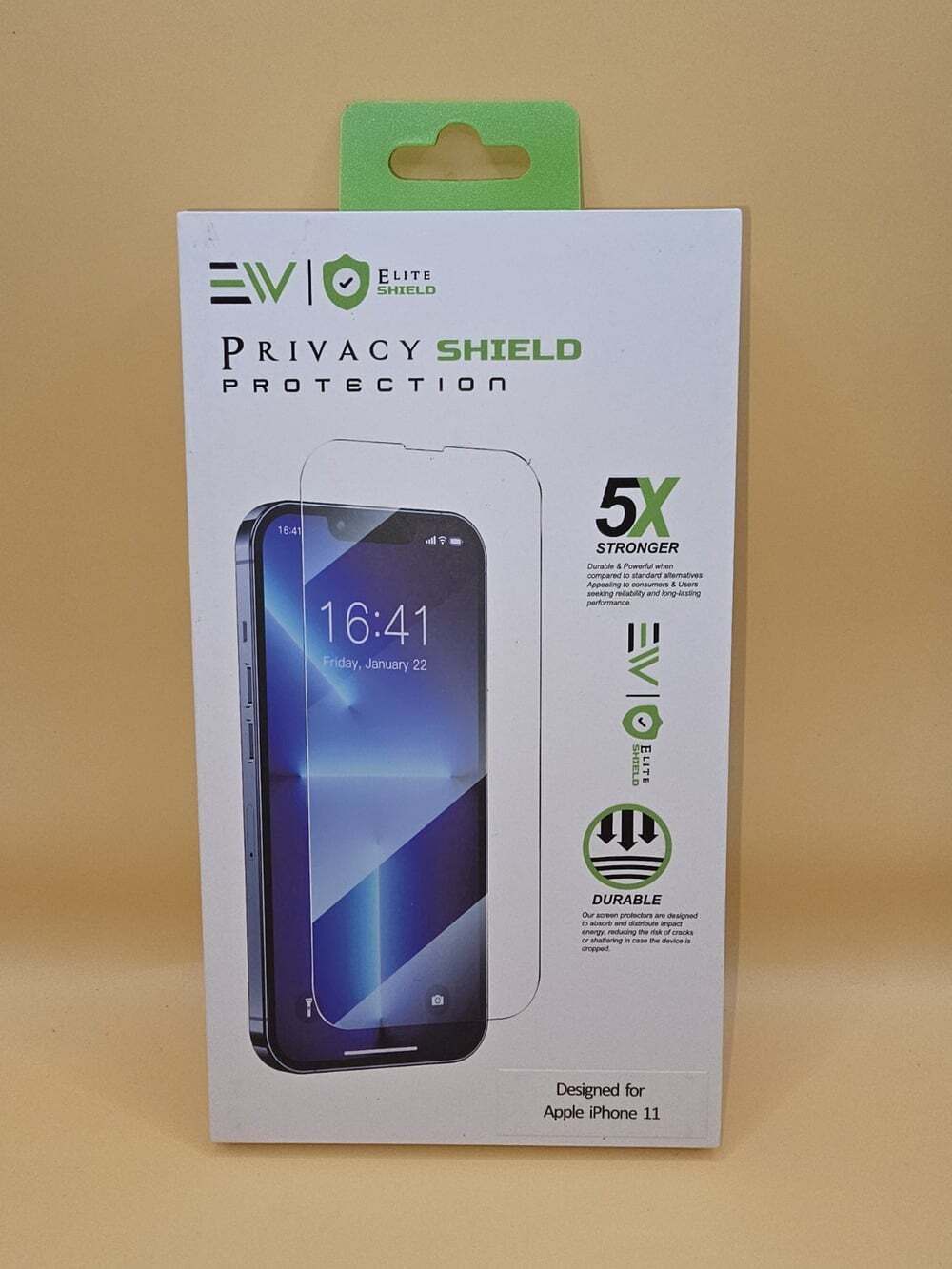 New- iPhone 11 Evio Elite Shield Tempered Glass Screen Protector